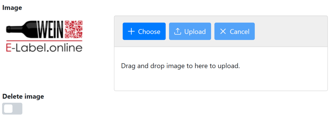 One logo can be uploaded per product group, ideal for brand logos