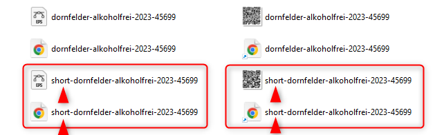 4 Additional files for the SHORT QR code 4 Additional files for the SHORT QR code